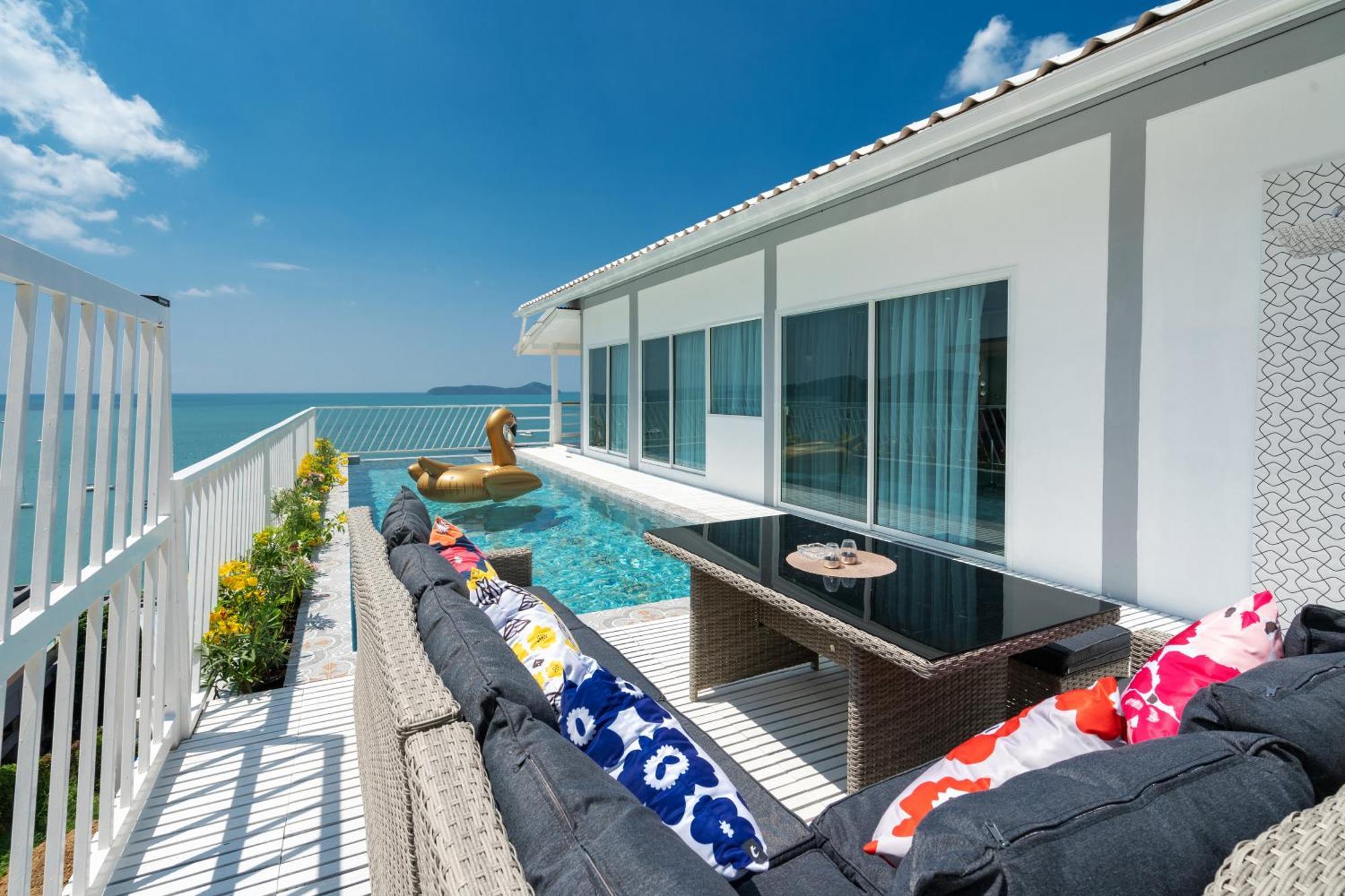 Mona Seaview Pool Villa Beach Front Aoyon Beach Ban Makham Exterior foto