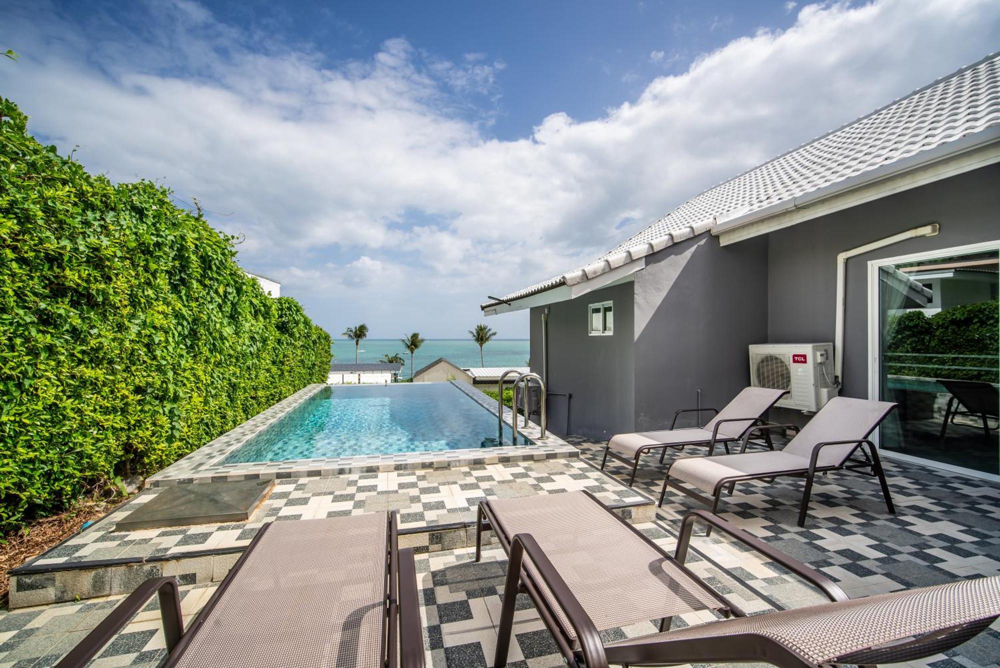 Mona Seaview Pool Villa Beach Front Aoyon Beach Ban Makham Habitación foto