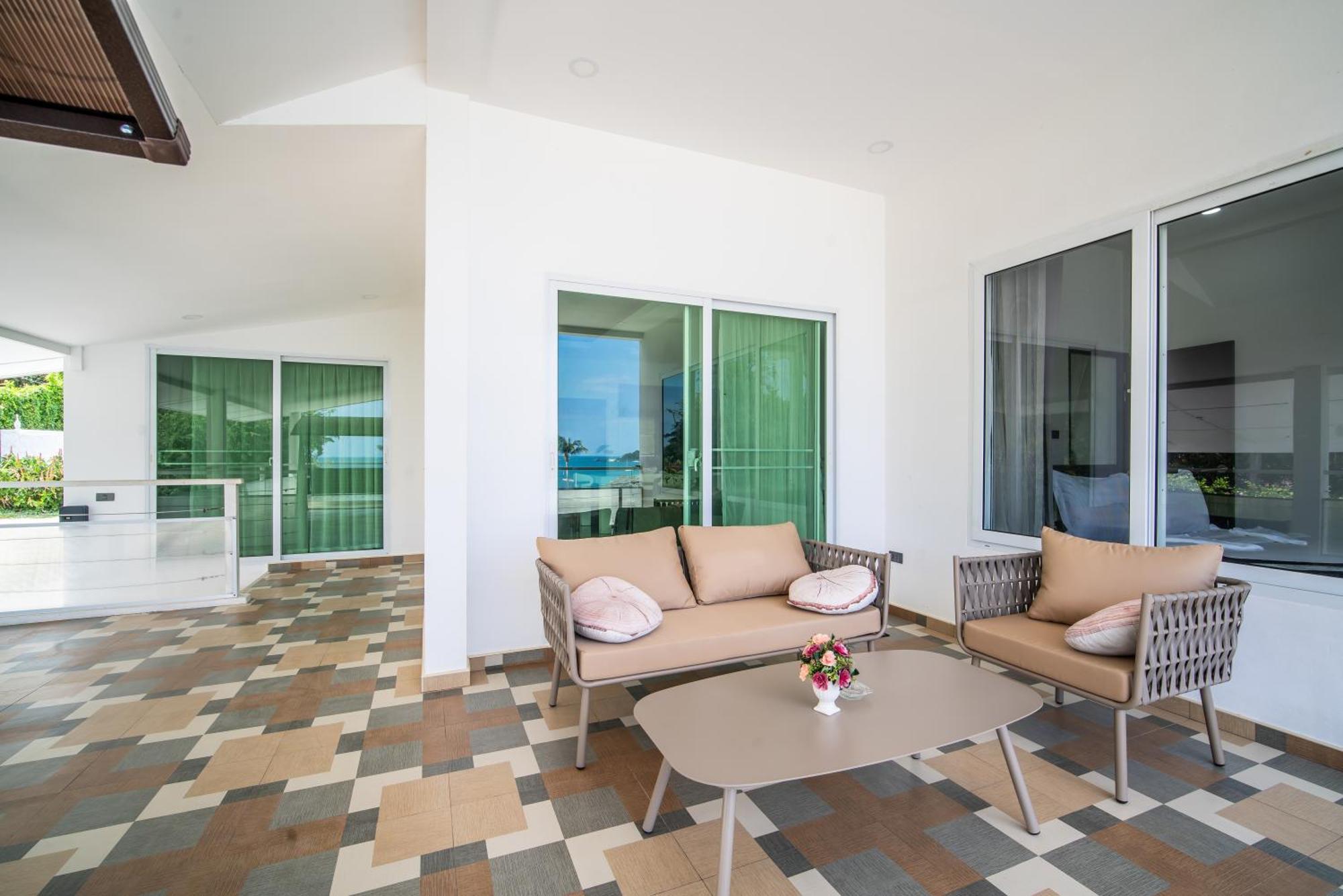 Mona Seaview Pool Villa Beach Front Aoyon Beach Ban Makham Habitación foto