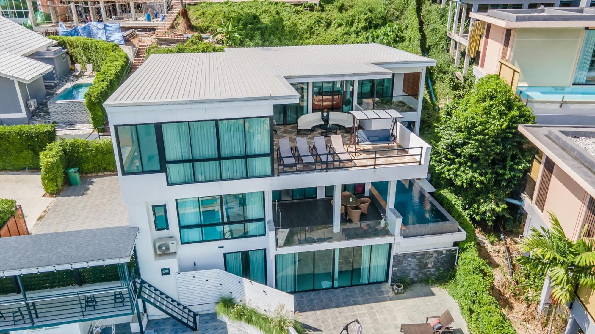 Mona Seaview Pool Villa Beach Front Aoyon Beach Ban Makham Exterior foto
