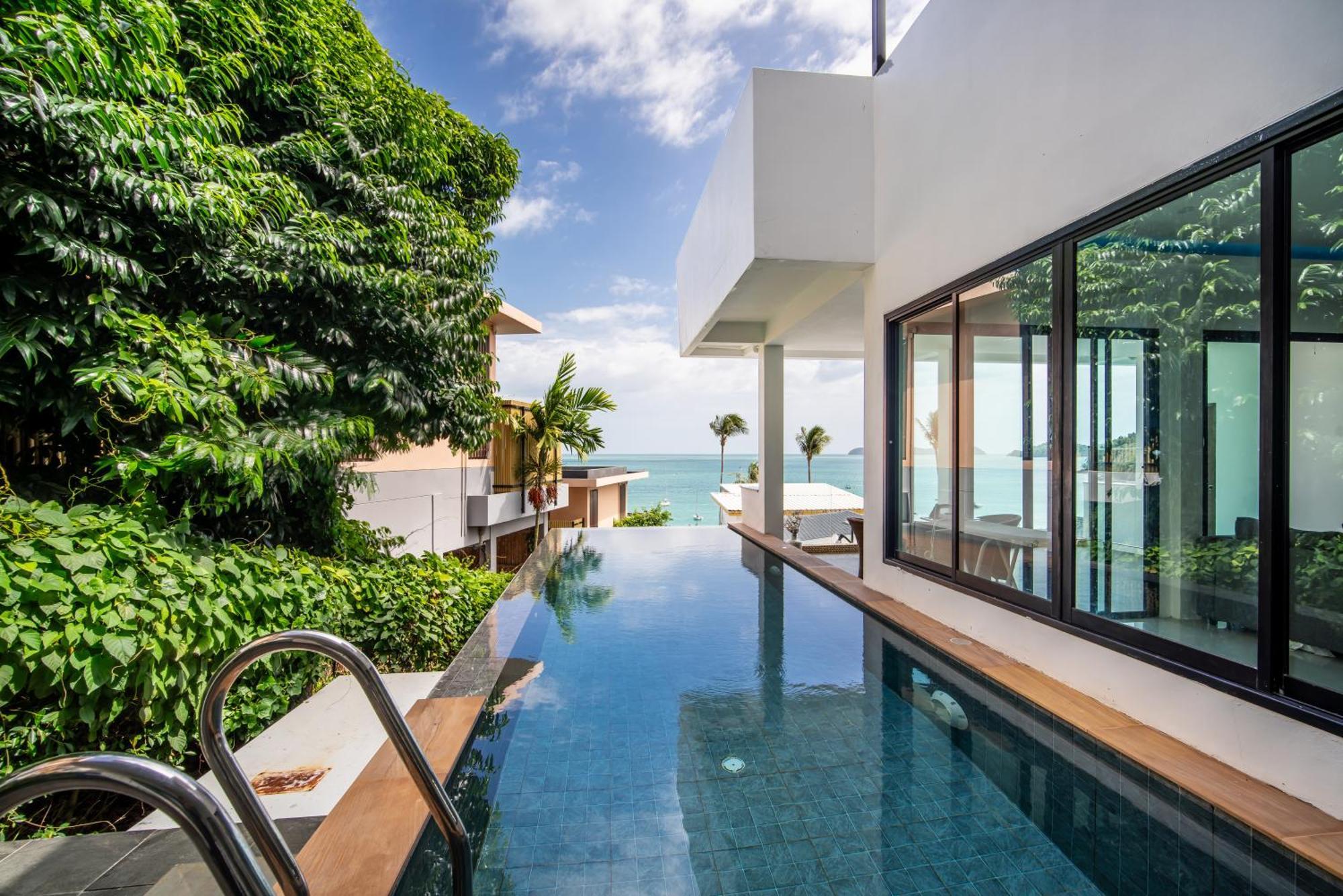 Mona Seaview Pool Villa Beach Front Aoyon Beach Ban Makham Habitación foto