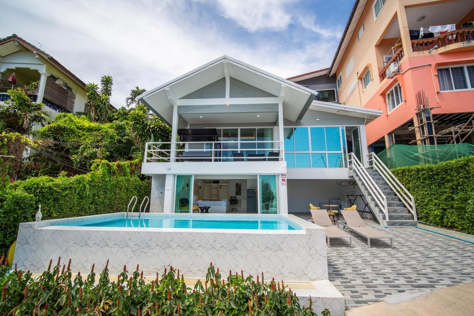 Mona Seaview Pool Villa Beach Front Aoyon Beach Ban Makham Exterior foto